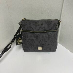 Dooney & Bourke Disney Haunted Mansion Wallpaper Crossbody Bag Letter Carrier